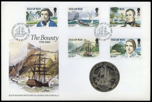 1989, Insel Man, 397-401 u.a., FDC