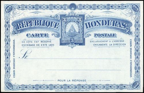 1890, Honduras, P 6, Brief