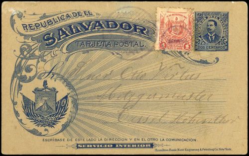 1896, Salvador, P 37 u.a.A, Brief