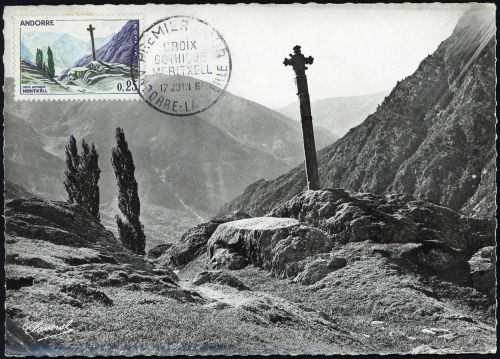 1961, Andorra Französische Post, 168 MK, Brief