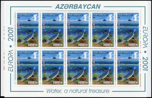 2001, Aserbeidschan, 494-95 KB, **