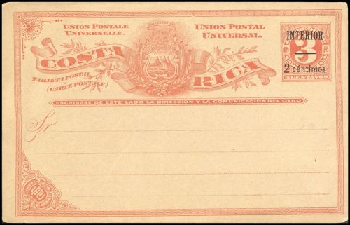 1903, Costa Rica, P 5 I a, Brief