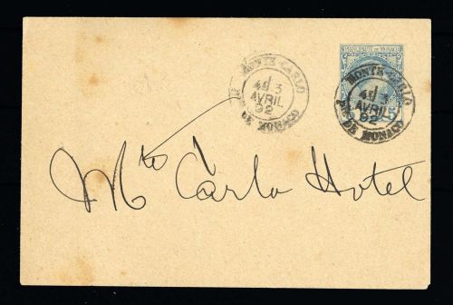 1886, Monaco, U 1, Brief