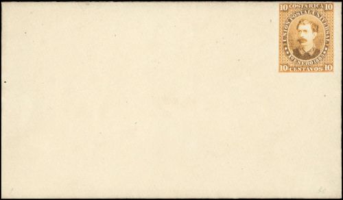 1886, Costa Rica, U 2, Brief