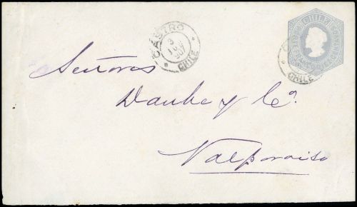 1873, Chile, U 2 A, Brief