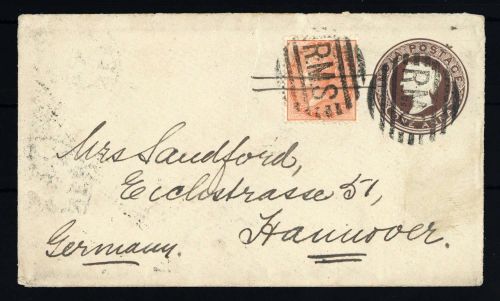1877, Indien, U 8 u.a., Brief