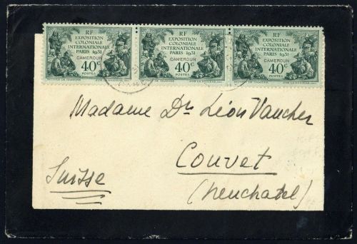 1925, Kamerun, 112 (3), 78, Brief