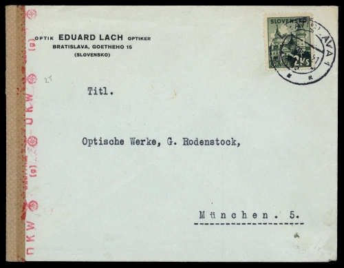 1942, Slowakei, 84, Brief