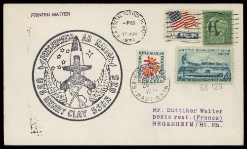 1959, USA, 751 u.a., Brief