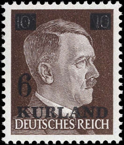 1945, Deutsche Besetzung II. WK Kurland, 2 II, **