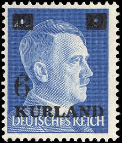1945, Deutsche Besetzung II. WK Kurland, 3 VI, *