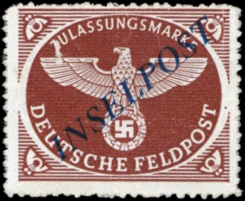 1944, Deutsche Besetzung II. WK, Feldpostmarken, 10 B bI, *
