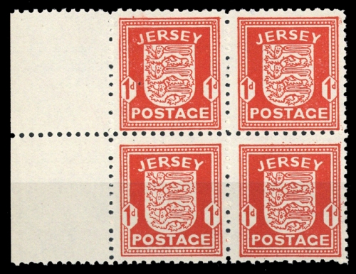 1941, Deutsche Besetzung II. WK Jersey, 2 (4), **