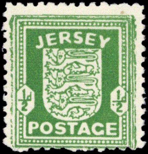 1941, Deutsche Besetzung II. WK Jersey, 1 II, *