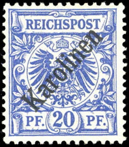 1899, Deutsche Kolonien Karolinen, 4 I, *