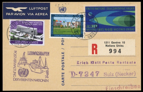 1975, UNO Genf, P2 u.a., Brief