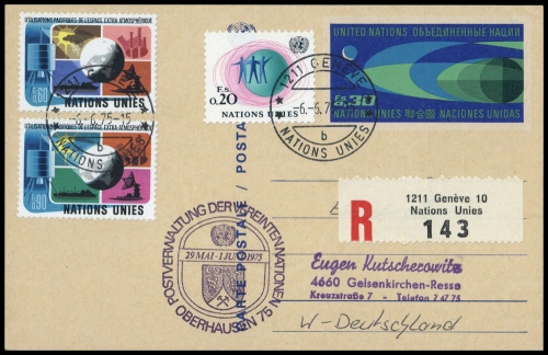 1975, UNO Genf, P2 u.a., Brief