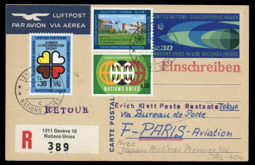 1972, UNO Genf, P2 u.a., Brief