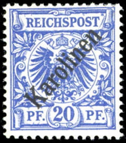 1899, Deutsche Kolonien Karolinen, 4 I, *