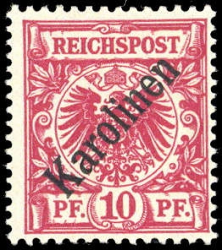 1899, Deutsche Kolonien Karolinen, 3 I, *