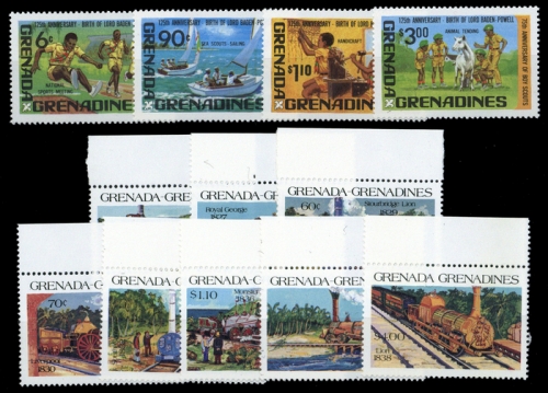 1982, Grenada Grenadines, 485-88 u.a., **