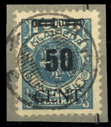 1923, Memel, 191, Briefst.
