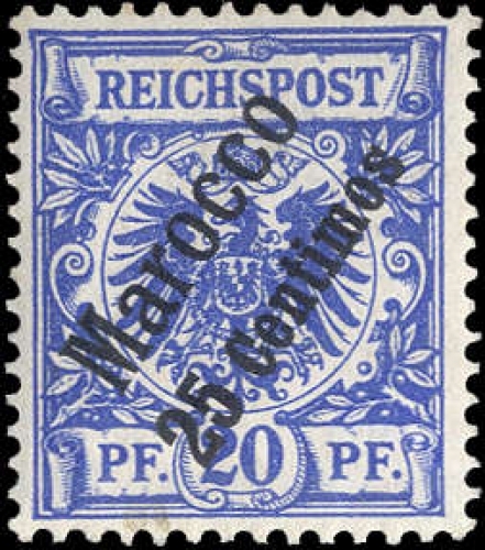 1899, Deutsche Auslandspost Marokko, 4, *