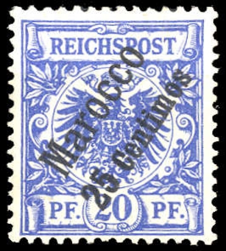1899, Deutsche Auslandspost Marokko, 4, *