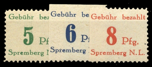 1945, Deutsche Lokalausgabe Spremberg, 3+4+5, *