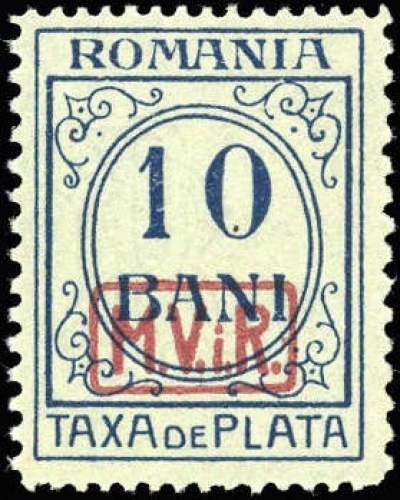 1918, Deutsche Besetzung I. WK Rumänien, P 7, **