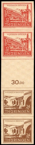 1946, SBZ Thüringen, S Zd 2 c y, **