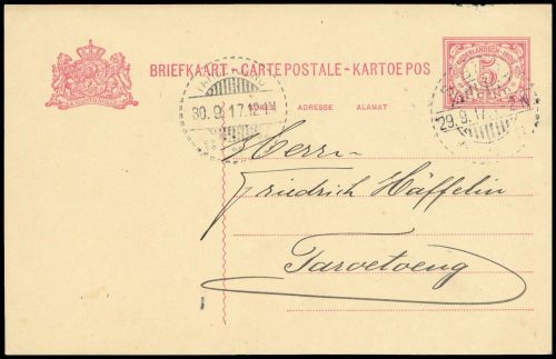 Niederländisch Indien, P 24, Brief