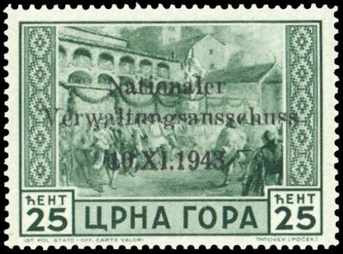 1943, Deutsche Besetzung II. WK Montenegro, 10, **