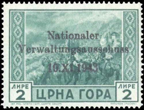 1943, Deutsche Besetzung II. WK Montenegro, 13, **