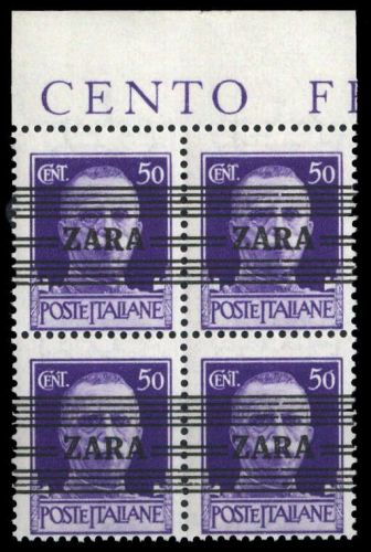 1943, Deutsche Besetzung II. WK Zara, 32 (4) OR, **