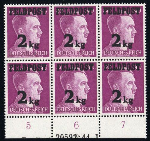 1944, Deutsche Besetzung II. WK, Feldpostmarken, 3 HAN, **
