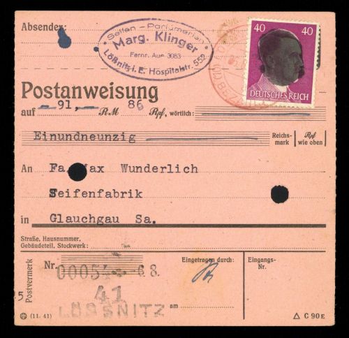 1945, SBZ Bundesland Sachsen, AP 795 I, Brief
