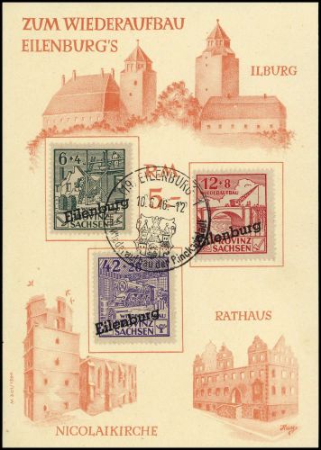 1946, Deutsche Lokalausgabe Eilenburg, I-III A, Brief