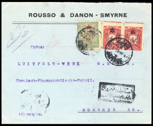1917, Türkei, 269 (2), 389, Brief