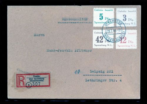 1946, Deutsche Lokalausgabe Spremberg, 13 A u.a., Brief