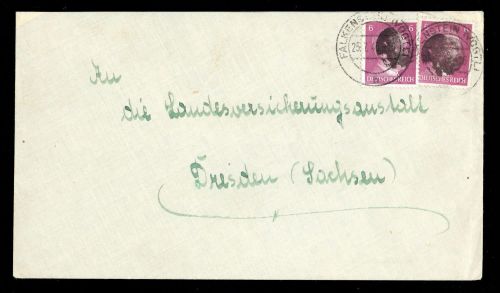 1945, SBZ Bundesland Sachsen, AP 785 I (2), Brief