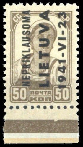 1941, Deutsche Besetzung II. WK Litauen, 7, **