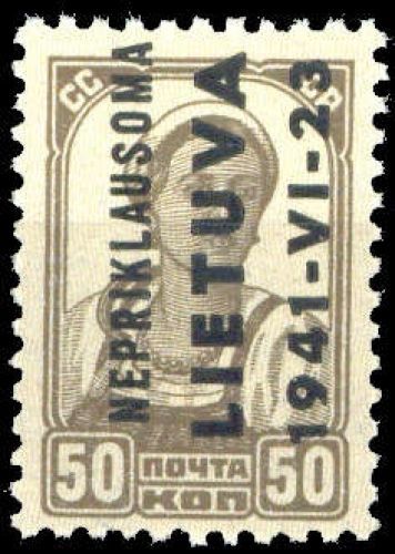 1941, Deutsche Besetzung II. WK Litauen, 7, **