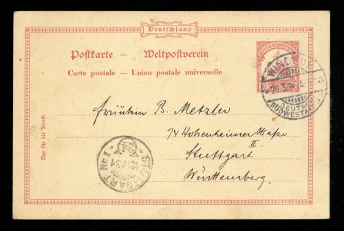 1906, Deutsche Kolonien Südwestafrika, P 14 , Brief