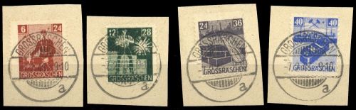 1946, Deutsche Lokalausgabe Grossräschen, 43-46, Briefst.