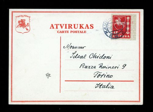 1937, Litauen, 415, Brief