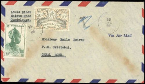 1947, Guadeloupe, 220-22, Brief