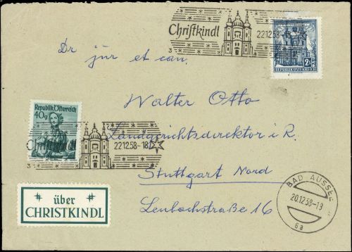 1958, Österreich, 902, 1049, Brief