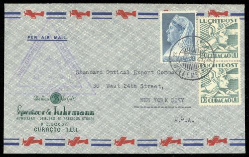 1931, Curacao, 108 (2), 151, Brief