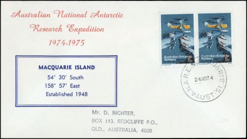 Australische Gebiete in der Antarktis, 24 (2), Brief